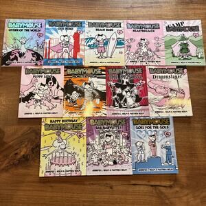 Babymouse Graphic Novels LOT (12) Books 1-3, 5,6,8-11,18-20 Random House